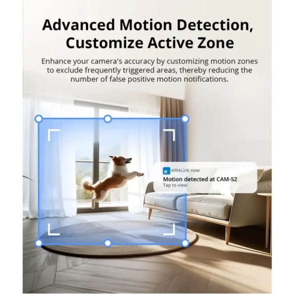 SONOFF notranja videonadzorna kamera CAM-S2, 1080P, Wi-Fi - slika 4