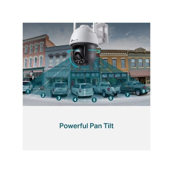 TP-LINK VIGI 4MP zunanja Full-Color Wi-Fi Pan Tilt mrežna kamera (do 2560X1440 H.265+ 30fps) - slika 3
