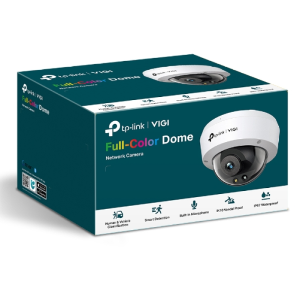 TP-LINK VIGI 5MP Full-Color Dome mrežna kamera (do 2880 × 1620 H.265+ 30fps) - slika 4