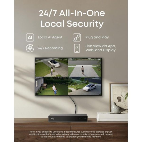 Anker Eufy Security PoE NVR nadzorni sistem S4 (2x eufy E40 + 2x eufy S4) - slika 4