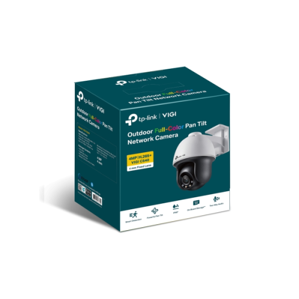 TP-LINK VIGI 4MP zunanja Full-Color Pan Tilt mrežna kamera (do 2560X1440 H.265+ 30fps) - slika 4